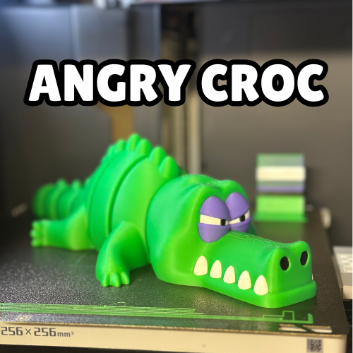 Flexible Angry Croc