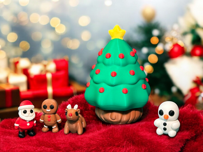 Mini Critters Christmas Tree Set