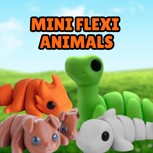 Mini Flexi 3D Printed Articulating Animals